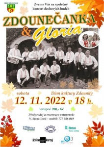 Listopadový koncert s Dechová hudba Gloria